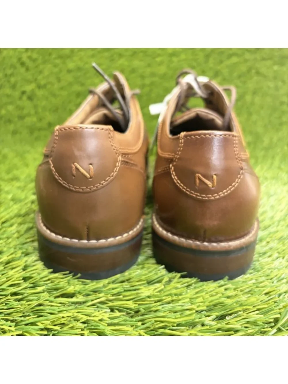 Nunn Bush Westwood Flex Mens Size 10 Brown Classic Cap Toe Oxford Dress Shoes